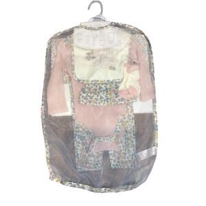 Baby Gift Set T-Shirt Onzies Bodysuit Tank Top Gown Bib Cap Hat With Bag 3-6m